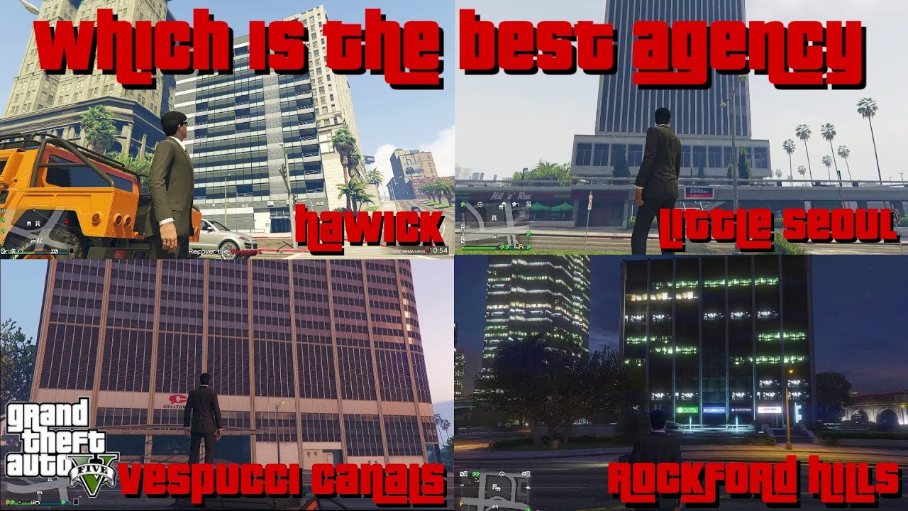 GTA online Review Best Agency locations