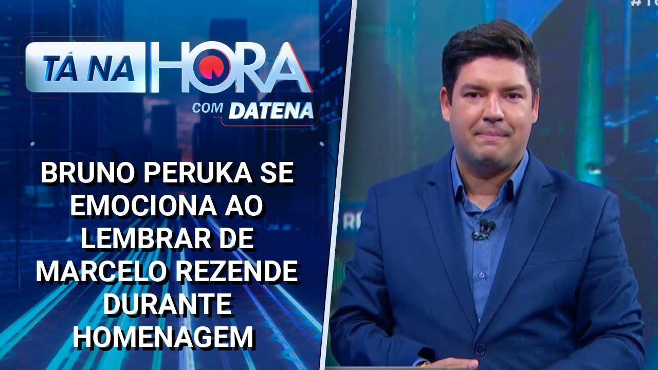 Bruno Peruka se emociona ao lembrar de Marcelo Rezende durante homenagem | Tá na Hora (03/01/25)
