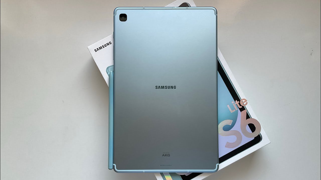 Samsung Galaxy Tab S6 Lite (Angora Blue) | Aesthetic Unboxing 💙