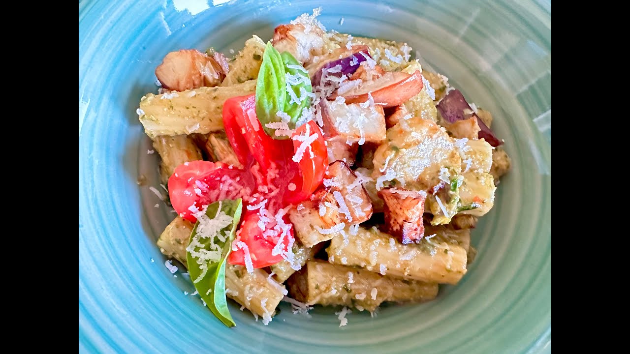 Sedani rigati al pesto di agrumi - In cucina con Paola
