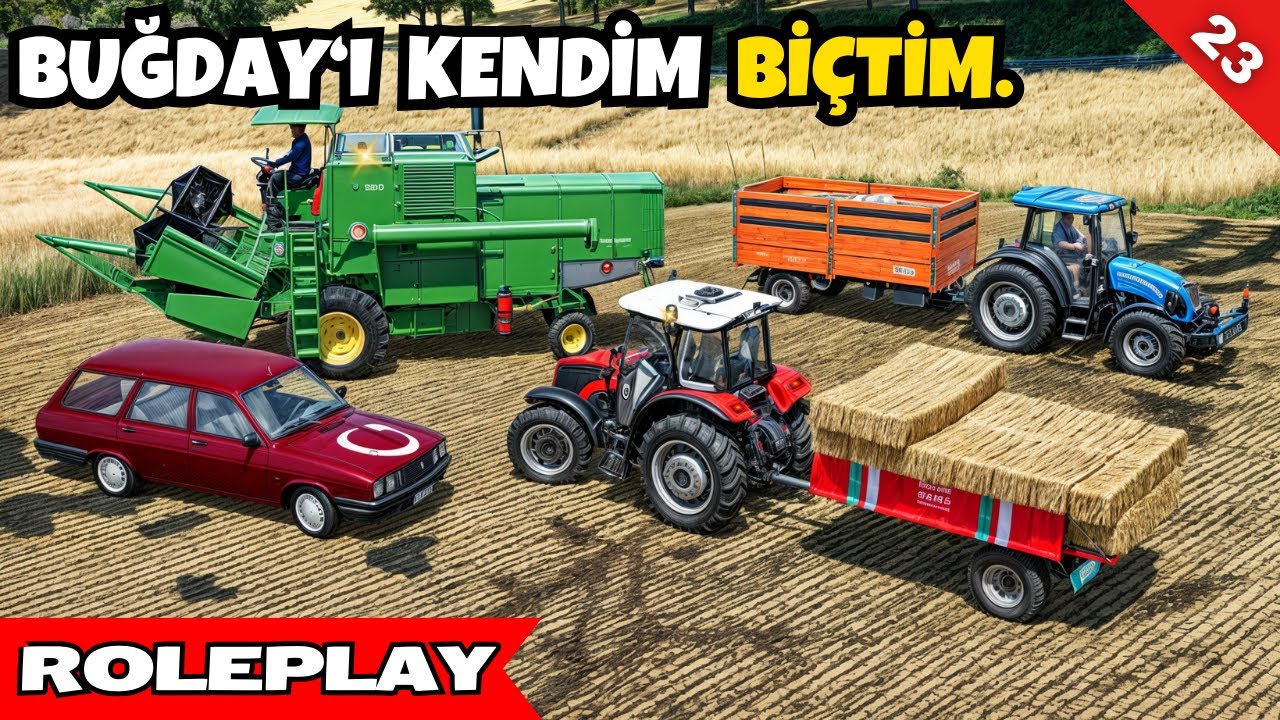 Bİ&Ccedil;ERİN ANAHTARINI Y&Uuml;R&Uuml;TT&Uuml;M | K&Ouml;YDE HARMAN BAŞLADI | FS22 GER&Ccedil;EK HAYAT | MEDRP ANKARA | S3 B23
