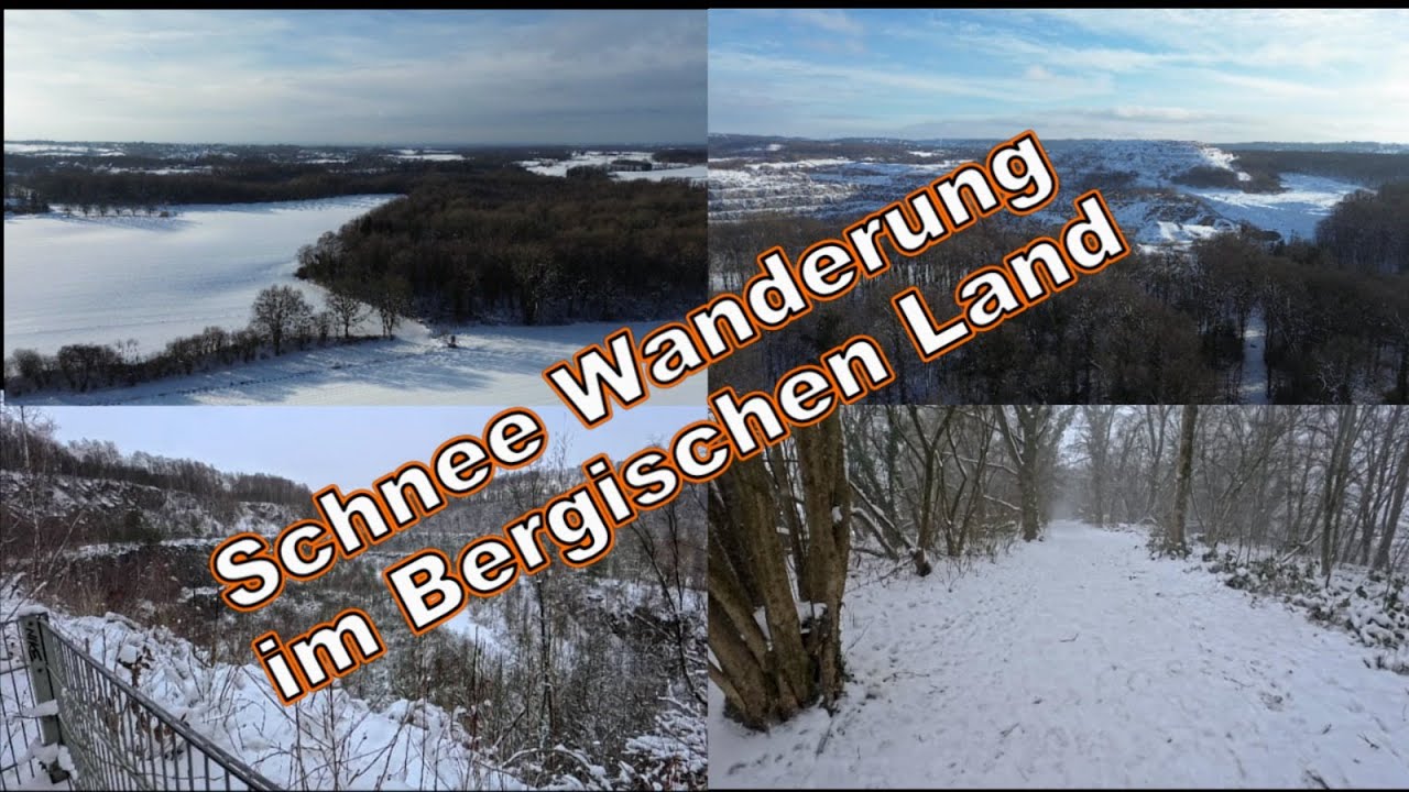 Schnee Wanderung im Bergischen Land #wanderlust #bergischesland
