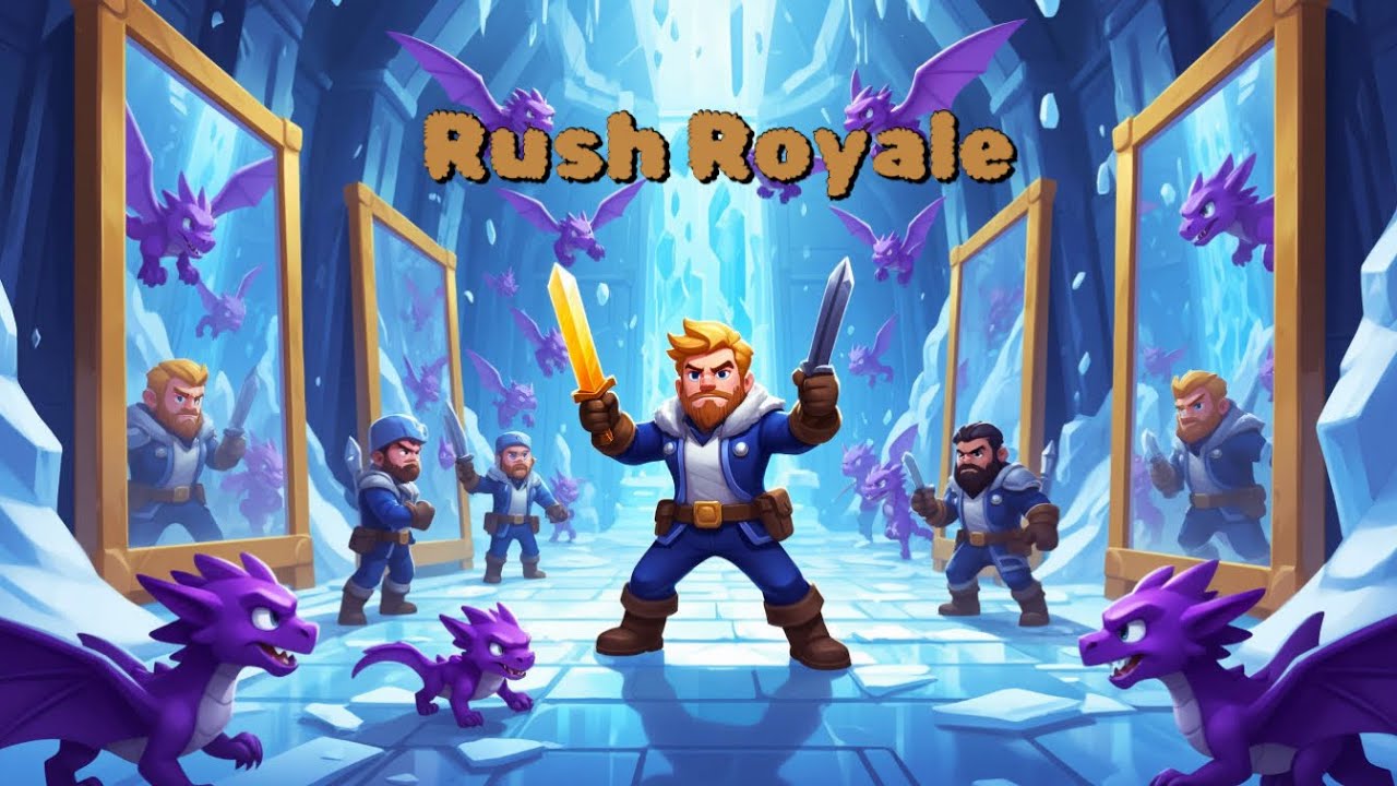 Играем в Rush Royale! ЗЕРКАЛЬНЫЕ КОЛОДЫ/PVP/ ИЗМЕРЕНИЕ ДРАКОНОВ/ АГРОГЕДОН