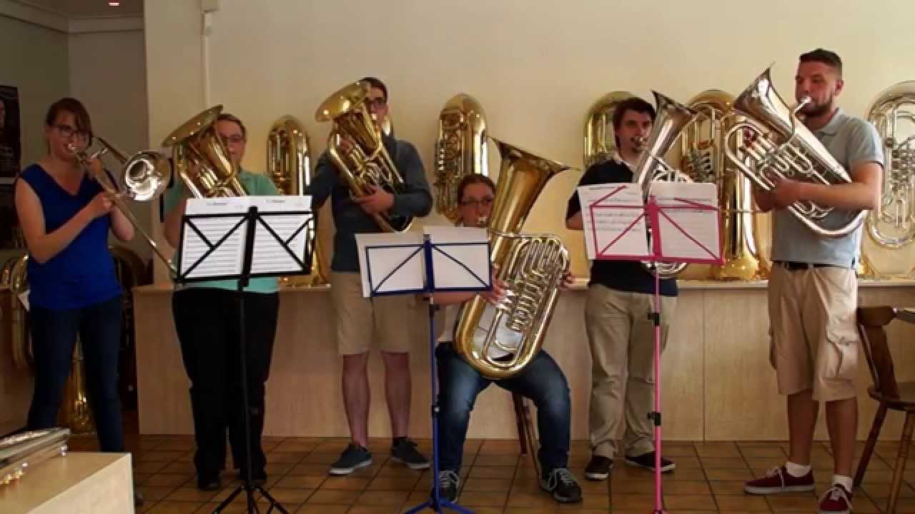 Studenten der Berufsfachschule für Musik aus Krumbach bei MIRAPHONE