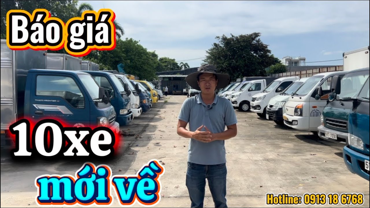 Quay báo giá 10 xe tải cũ mới về Kia K125, K200, Suzuki van, K165, Isuzu 91ps, Towner 990 bạt và kín