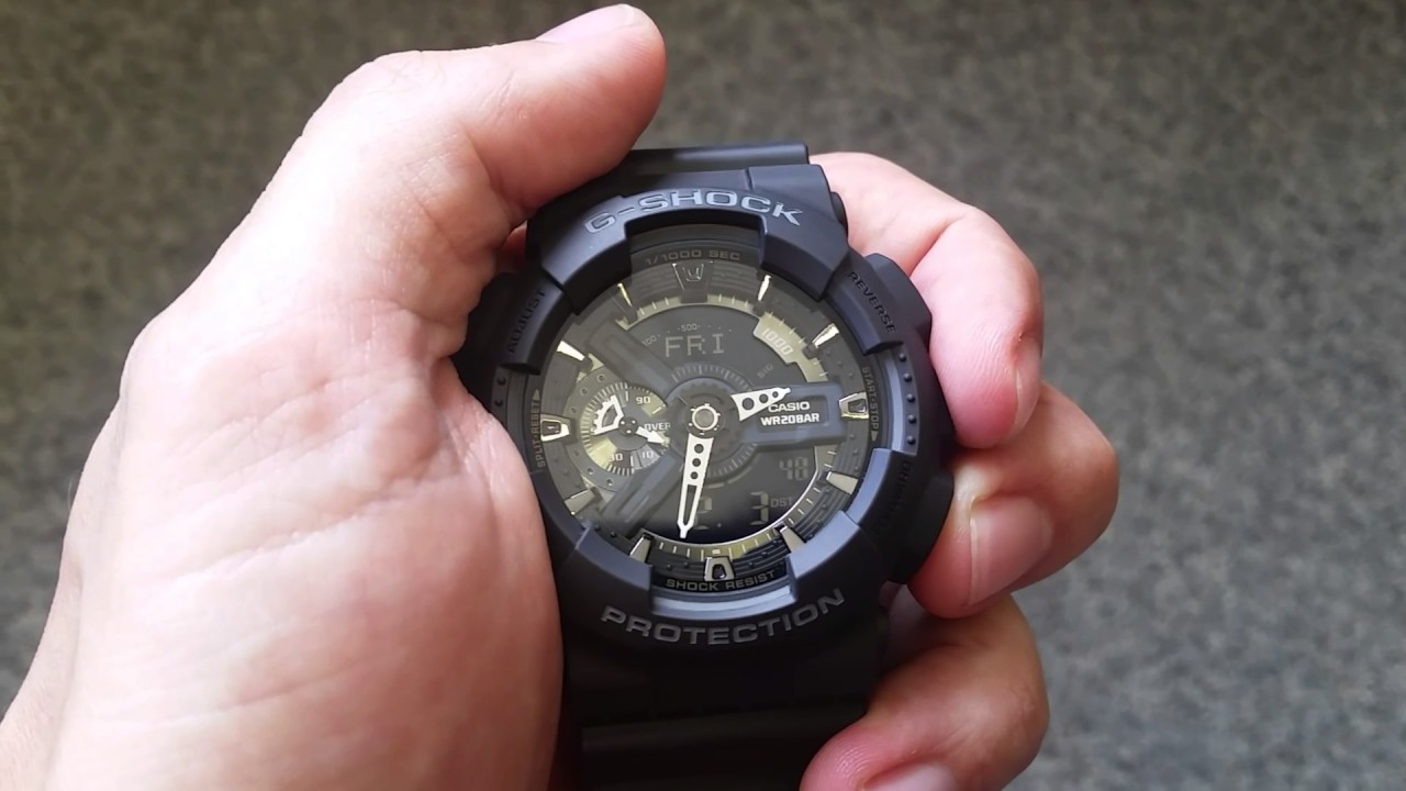 Diferenças entre Casio g shock GA-110 original e réplicas fake