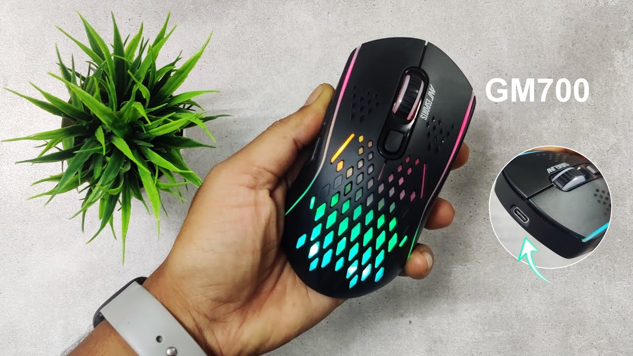 Ant Esports GM700 Wireless RGB Gaming Mouse Review