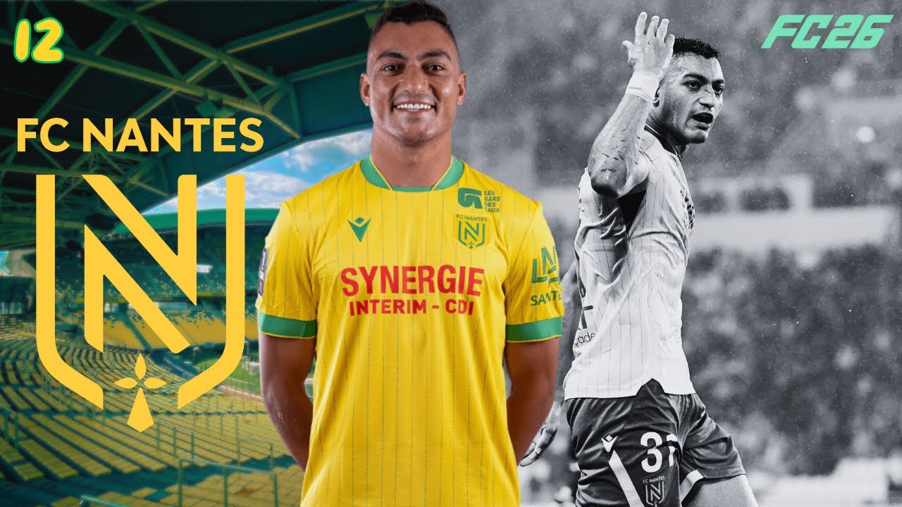 CARRIÈRE MANAGER FC NANTES : GROSSE BLESSURE CHOC + DÉBUT EN LIGUE DES CHAMPIONS | FC26 #12