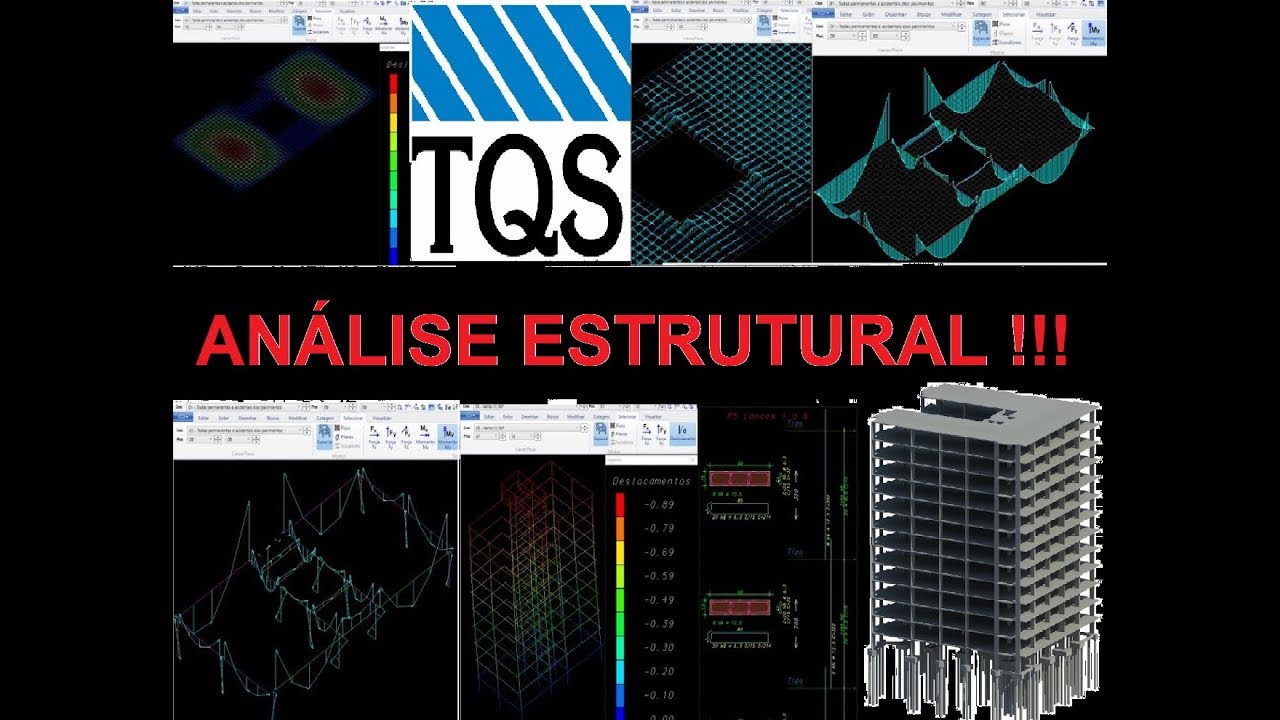 TQS - Analise estrutural, ELU, ELS, flechas.