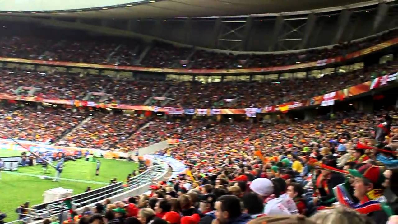 Vuvuzela blasts at Portugal Spain WC 2010 CPT