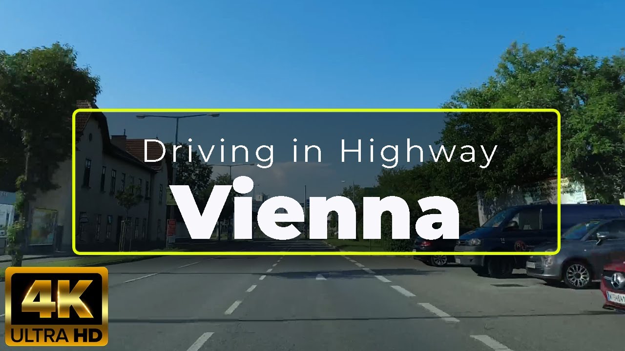 Driving in Vienna (Austria) Highway Summer 2021 | 4K UHD | From District 23 to 22