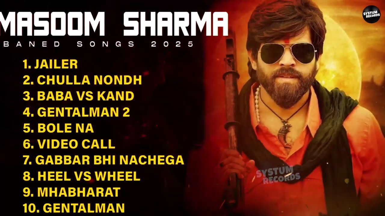 Masoom Sharma Banned Songs 2025 | Top 10 Hit Song | Latest Haryanvi Song | New Haryanvi Song