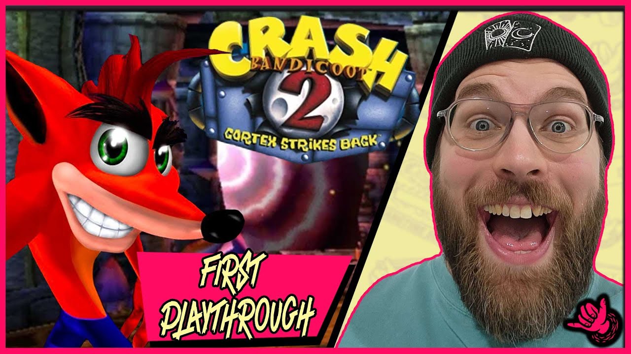 GREYSON'S FIRST TIME PLAYING CRASH BANDICOOT 2