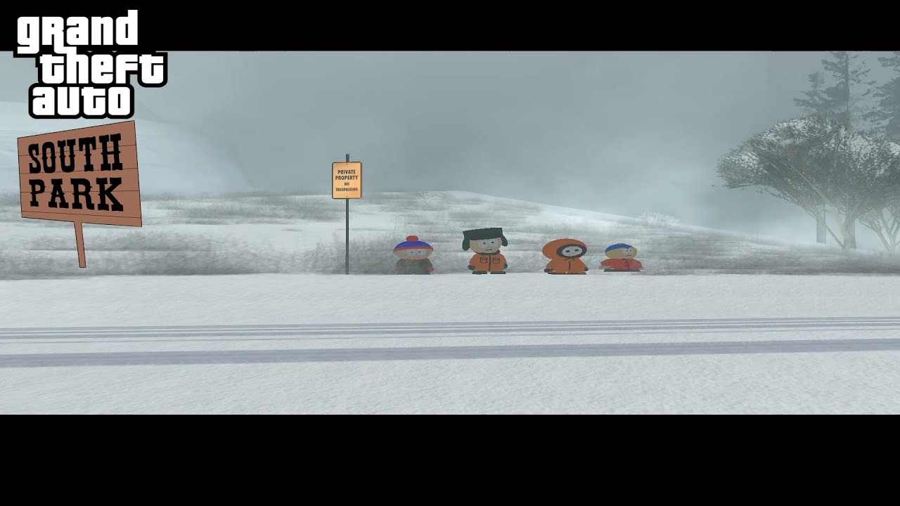 GTA San Andreas South Park Mod. Прохождение Dyom миссий