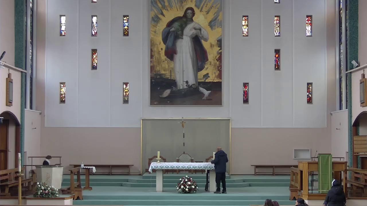 Feria.  Mass from Hayes. 12:00 pm 22 January 2026.