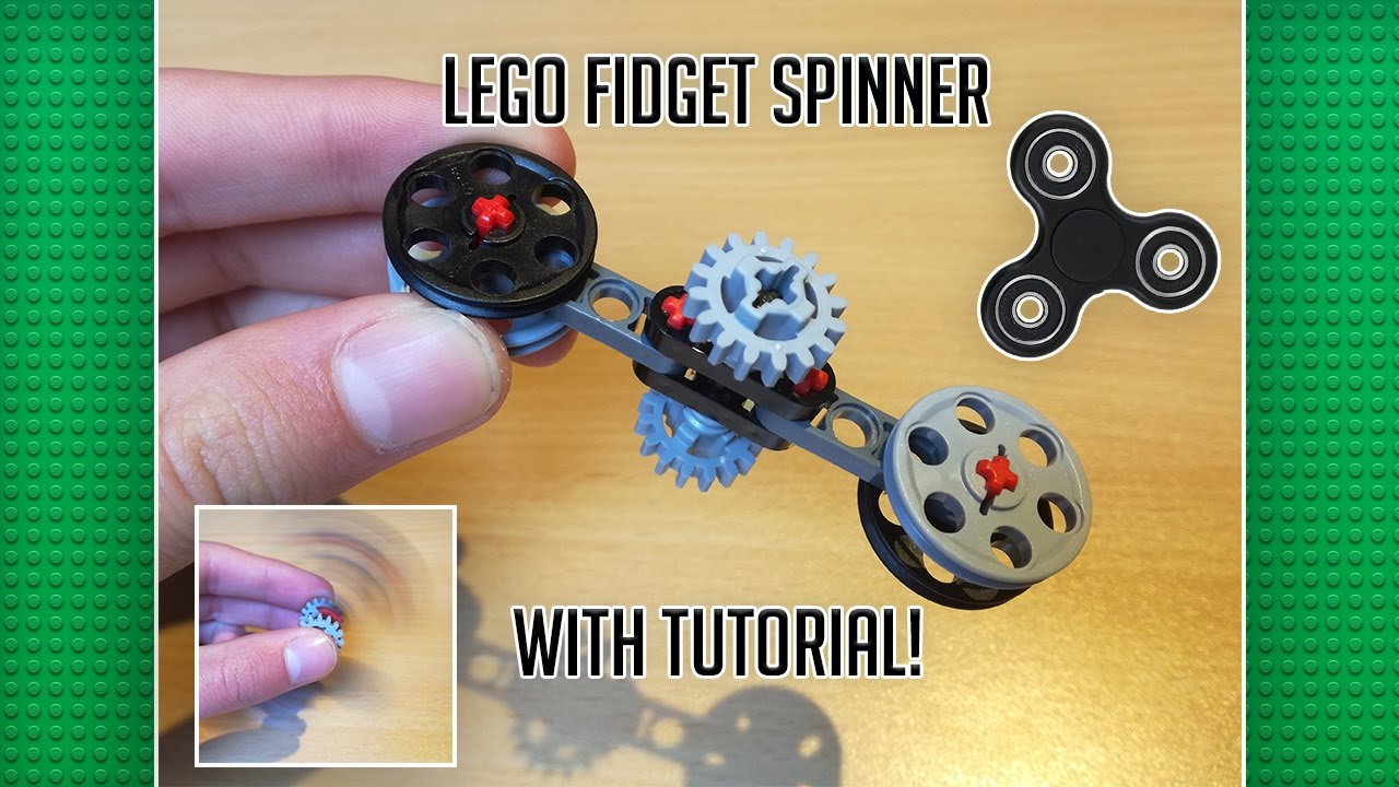 LEGO FIDGET SPINNER - TUTORIAL - EASY