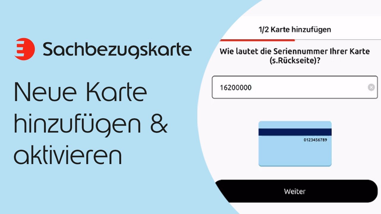 Neue Karten hinzufügen und aktivieren