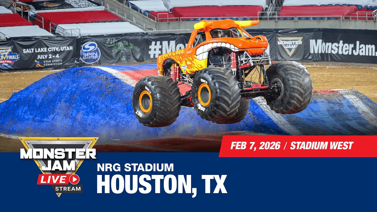 Monster Jam: Houston, TX (Full Event) | Feb 7, 2026 | Stadium West