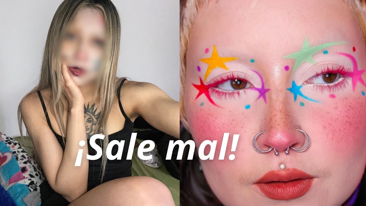 Recree un maquillaje de PINTEREST y sale muy mal 