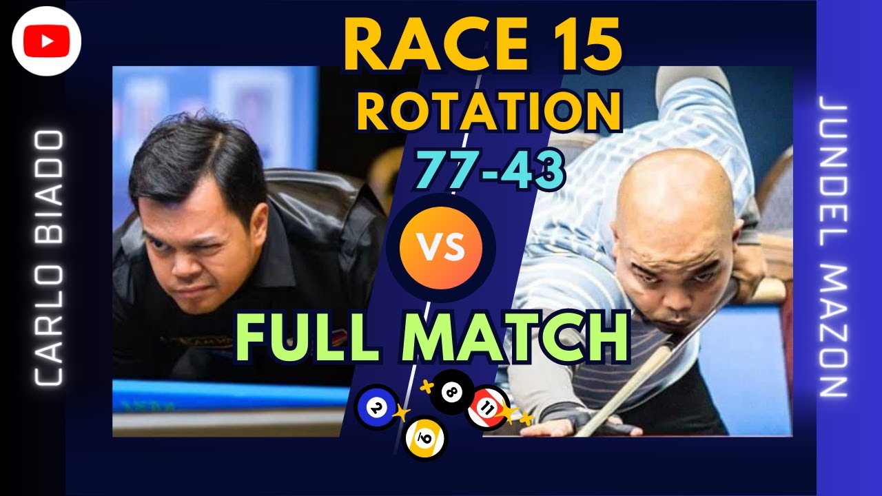 ROTATION| Carlo Biado (77) VS Jundel Mazon (43) | Race 15
