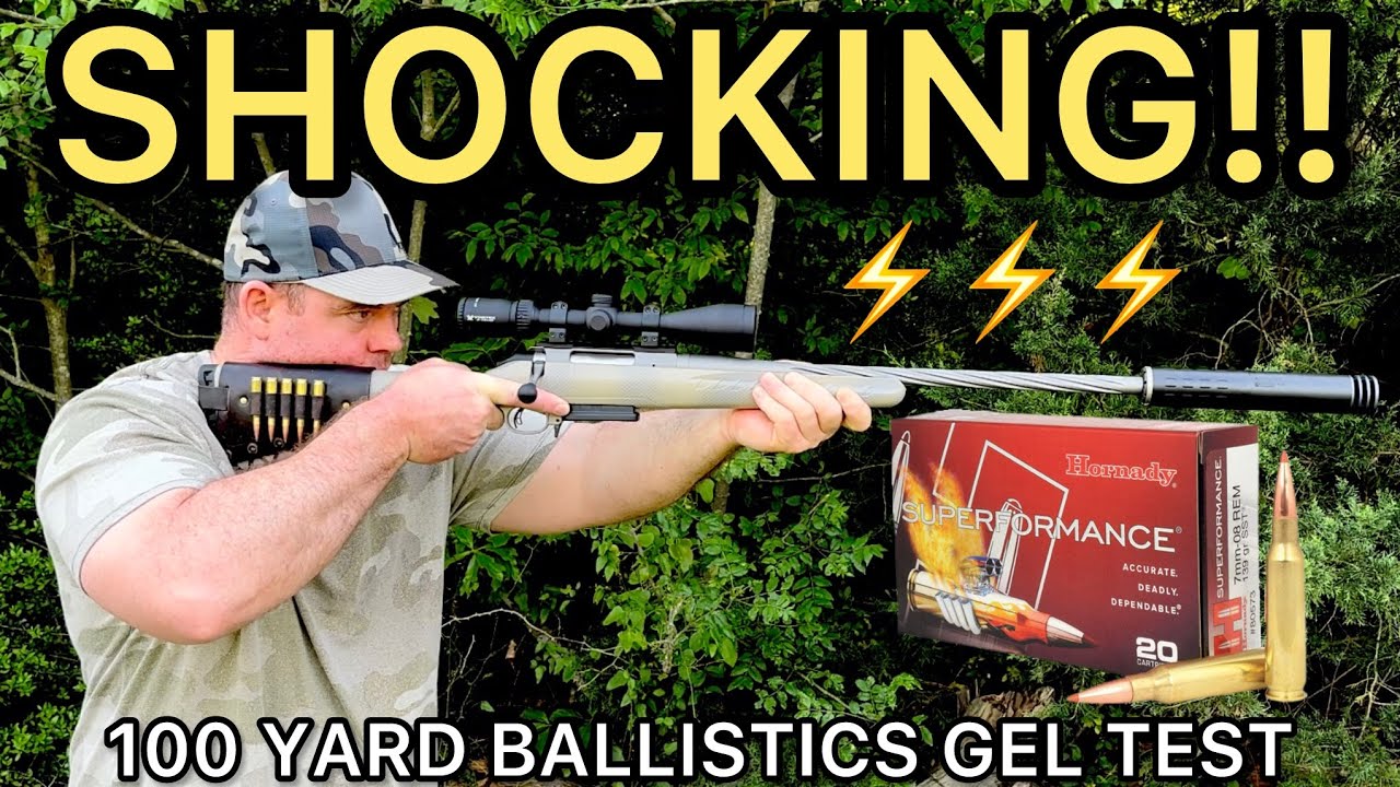 7mm-08 SHOCKER?! Hornady Superformance SST Hunting Ammo Test