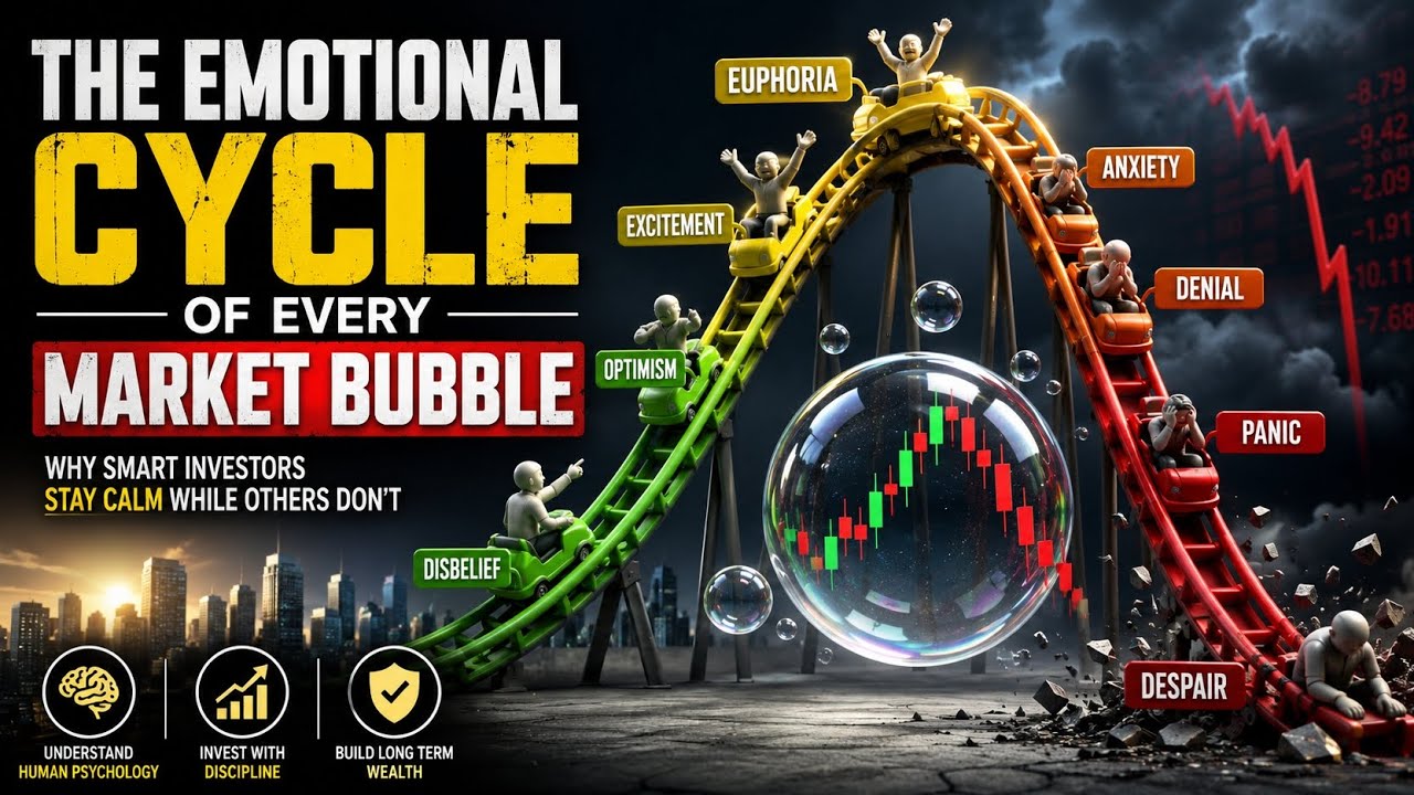 The Emotional Cycle of Every Market Bubble | Why Smart Investors Stay Calm While Everyone Else Panic
