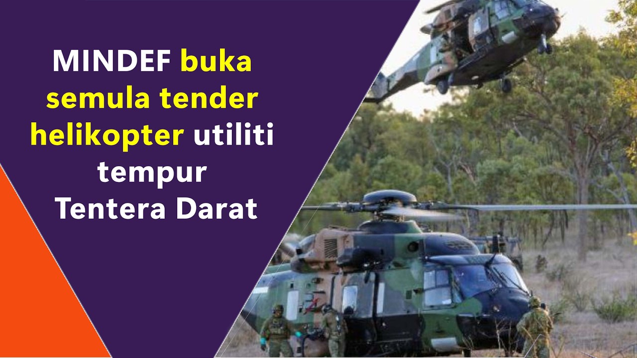 MINDEF buka semula tender helikopter utiliti tempur Tentera Darat