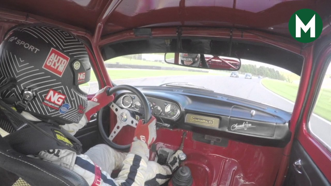 Dickie Meaden Alfa Giulietta ti onboard