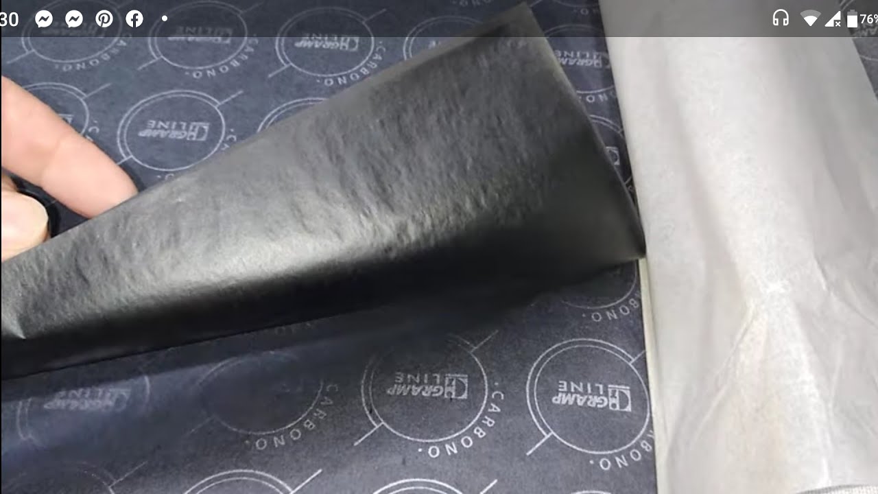 Papel carbono que estou usando