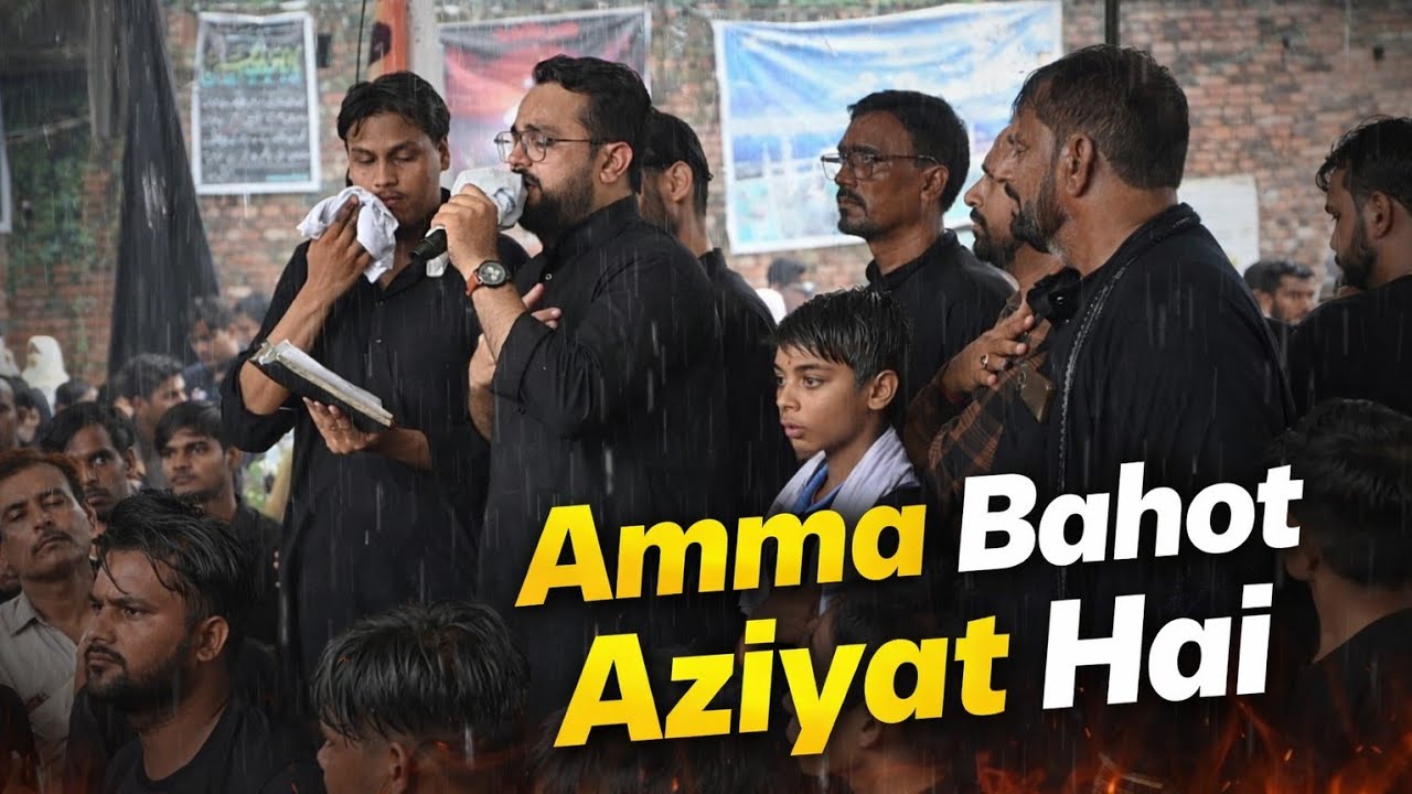 तीरों पे लाशा मुअल्लक है | Amma Bahot Aziyat hai | By Raza abbas Gopalpuri | 16 Safar Mahmoodpur 