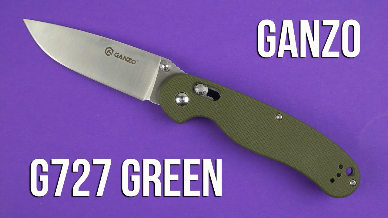 Распаковка Ganzo G727M Green