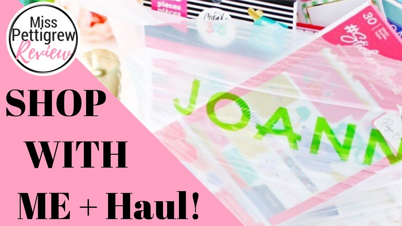 JOANN'S FABRIC STORE: Shop with me Joann's Happy Planner, Crafts & Planner Stickers Haul! HUGE SALE!