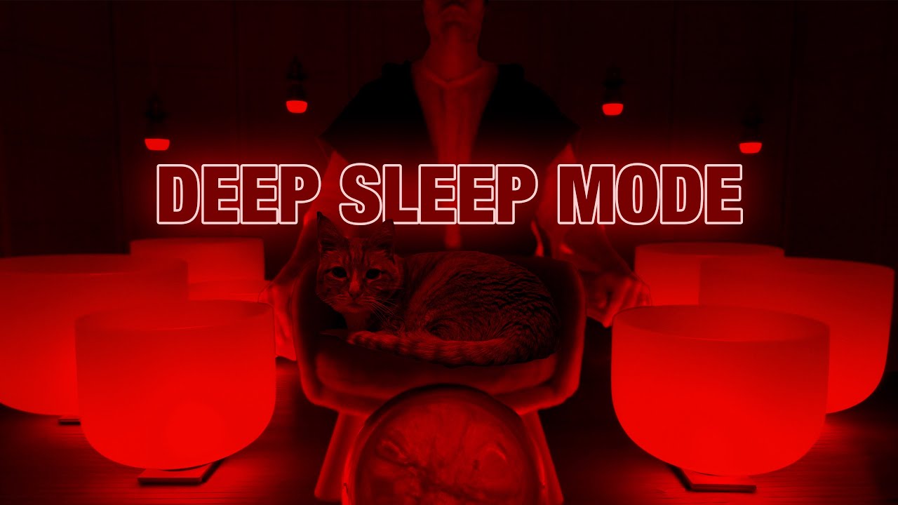 **RED LIGHT THERAPY** Sleep Music - Sound Bath for Rejuvenating Sleep