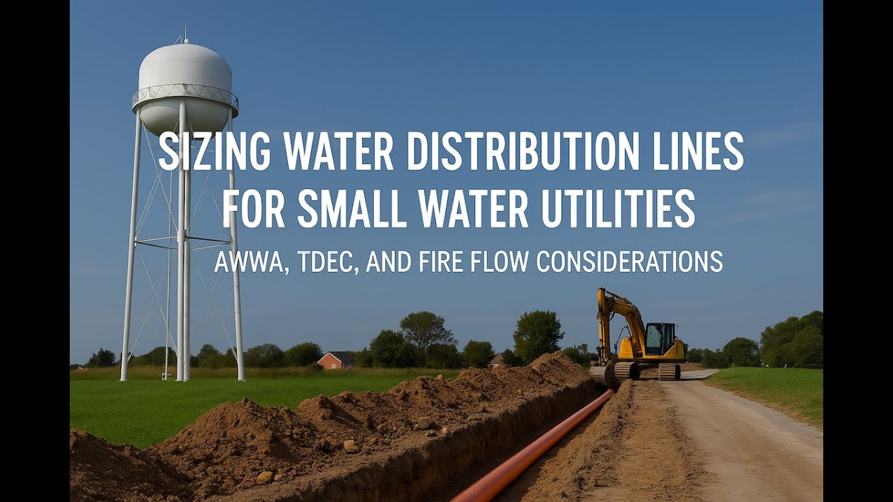 Sizing Water Distribution Lines for Small Water Utilities