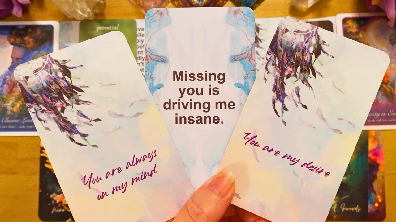 MISSING YOU IS DRIVING ME INSANE 🤩 I ADORE YOU! 💜 LOVE TAROT READING