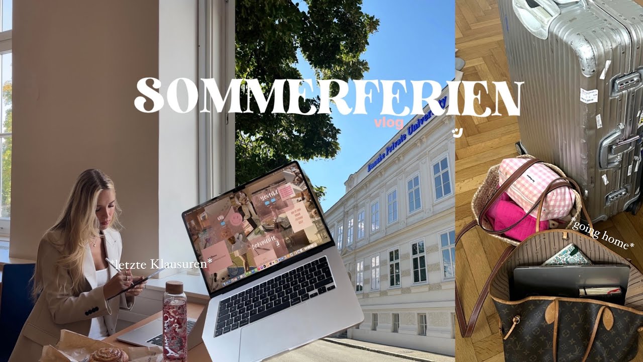 letzte Klausuren, Uni Stress und endlich *Sommerferien* vlog //Hannah