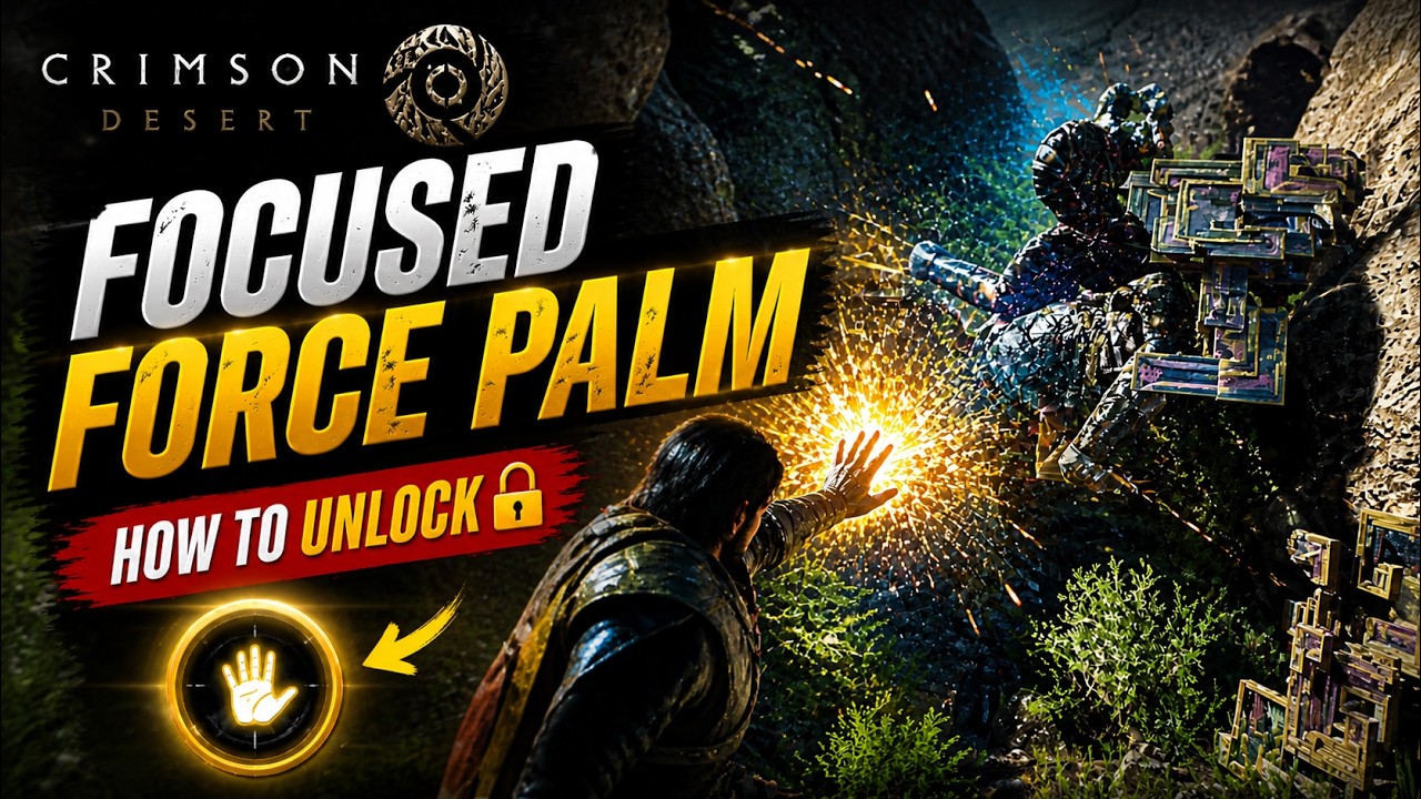 Crimson Desert | FOCUSED FORCE PALM &ndash; EASY UNLOCK!