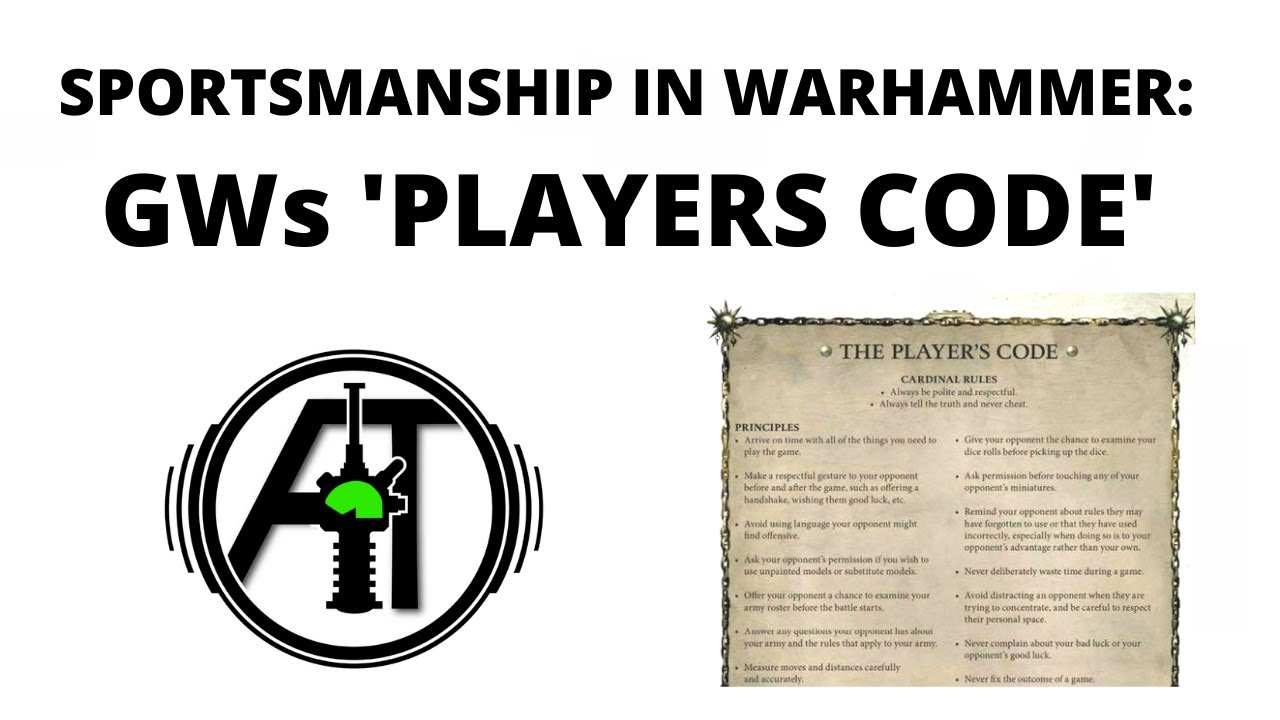 Sportsmanship in Warhammer 40K - Games Workshop's 'Player's Code'