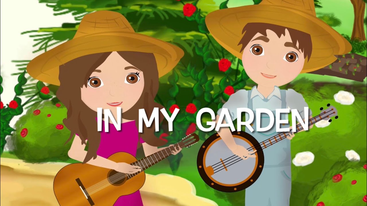 In My Garden Song with Lyrics. Animation by Mary Rice Hopkins.