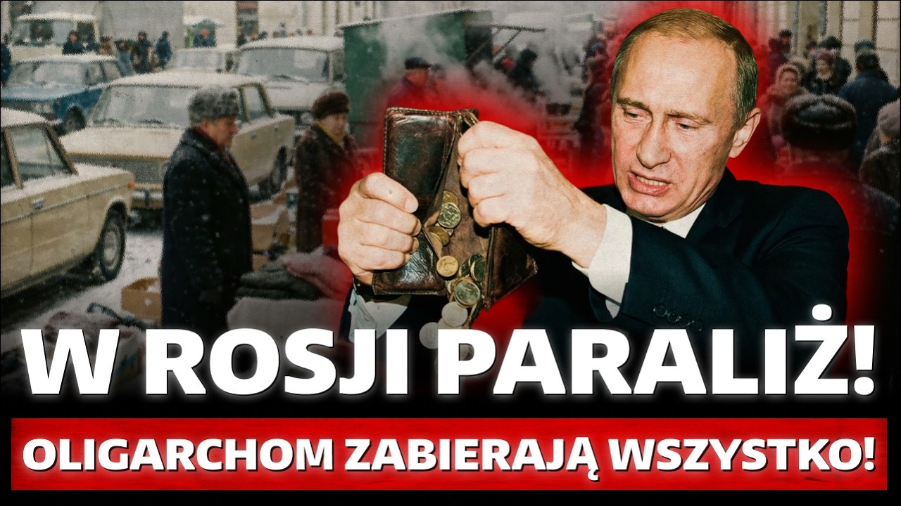Panika w Moskwie. Straszne ZAŁAMANIE banków i firm NAFTOWYCH. Putin ODBIERA PIENIĄDZE oligarchom.