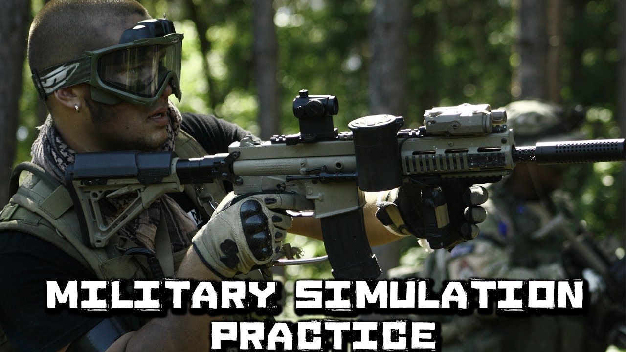 Paintball Military Simulation Training Practice