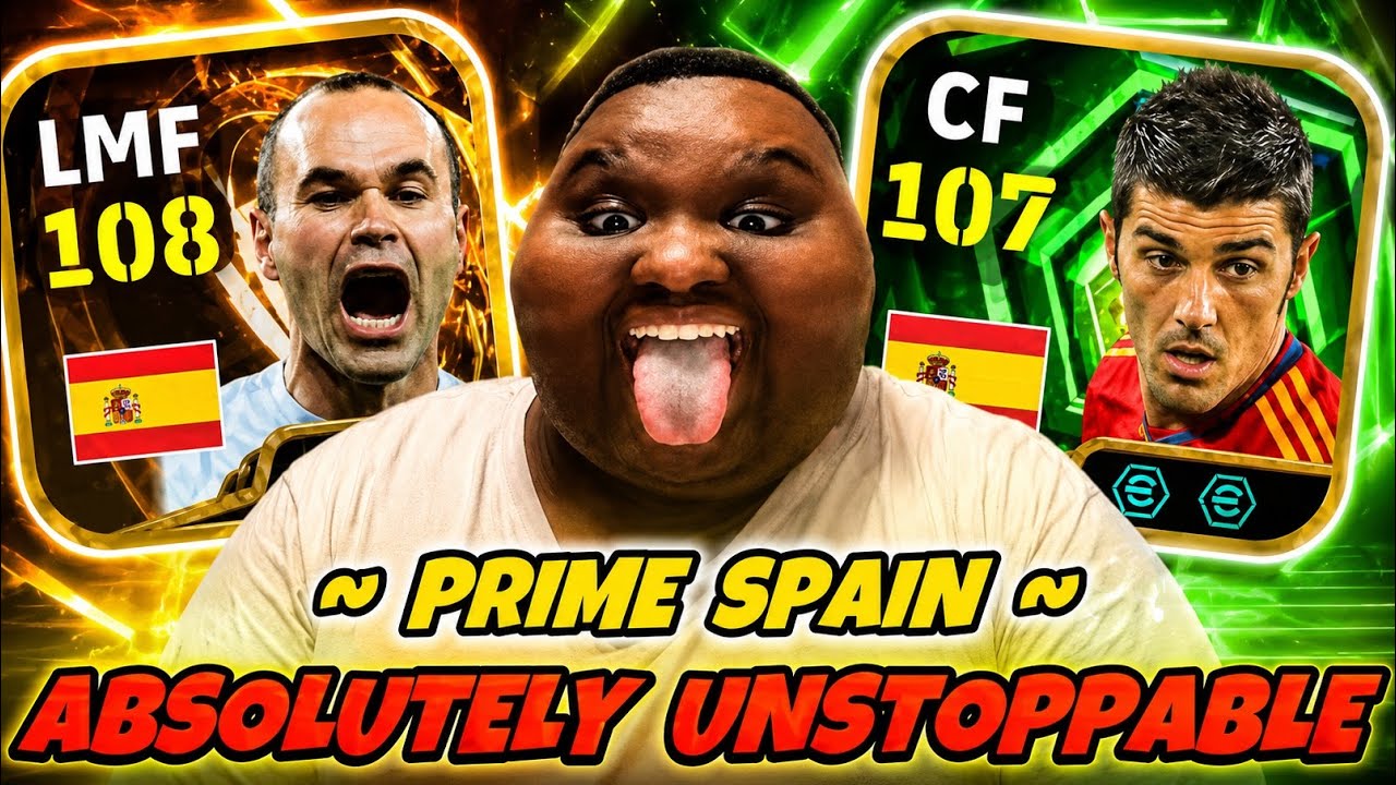 BIGTIME INIESTA + DAVID VILLA COMBO SHOULD BE ILLEGAL ☠️‼️| SPAIN 2010 PACK REVIEW #efootball 