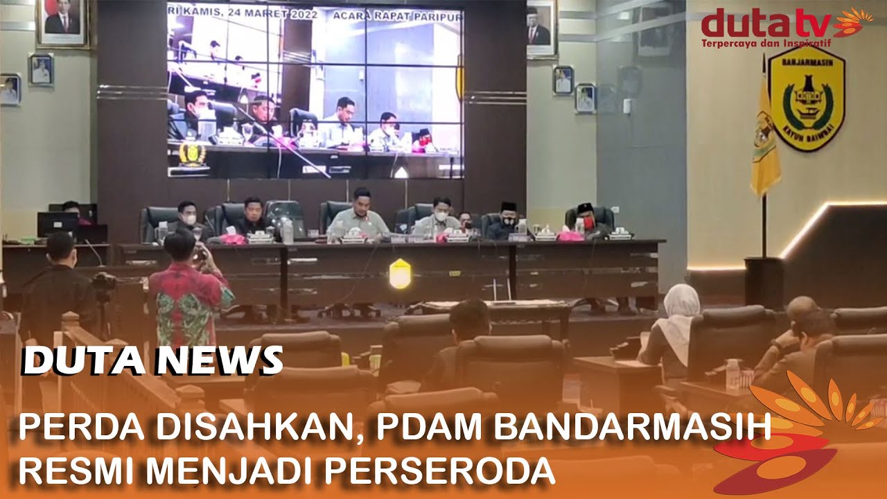 Perda Disahkan, PDAM Bandarmasih Resmi Menjadi Perseroda
