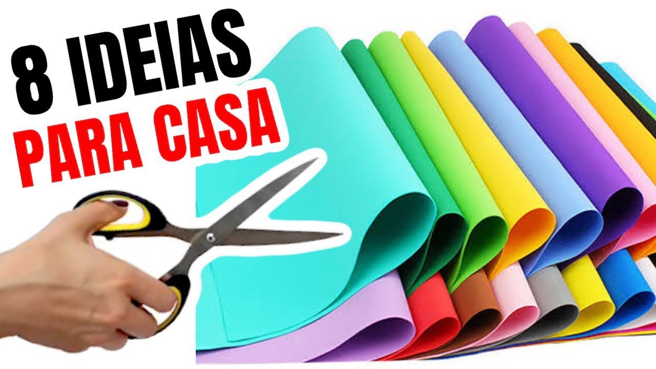 8 IDEIAS INCR&Iacute;VEIS EM E.V.A PARA ORGANIZAR A CASA | SHOW DE ARTESANATO