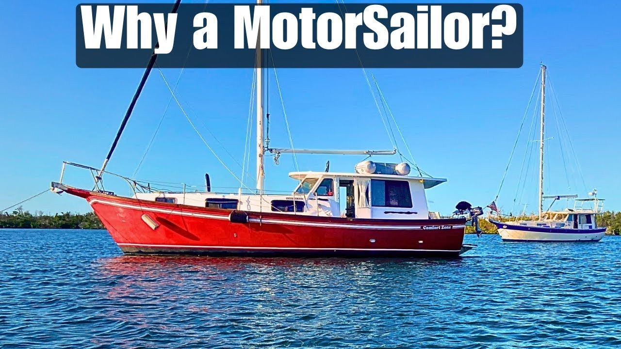 Motor Sailor! The Best Boat to Live Aboard? 1980 436 Shucker | Harbor Yacht Tours