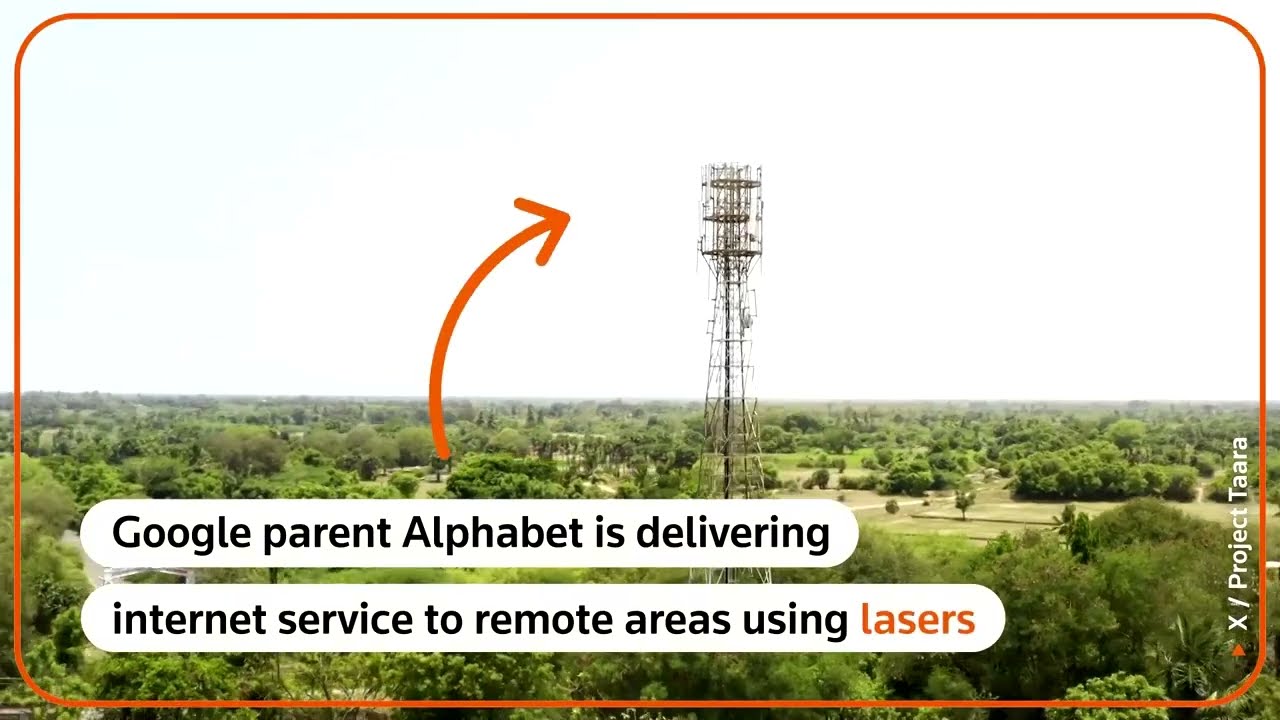 Alphabet uses lasers to deliver internet