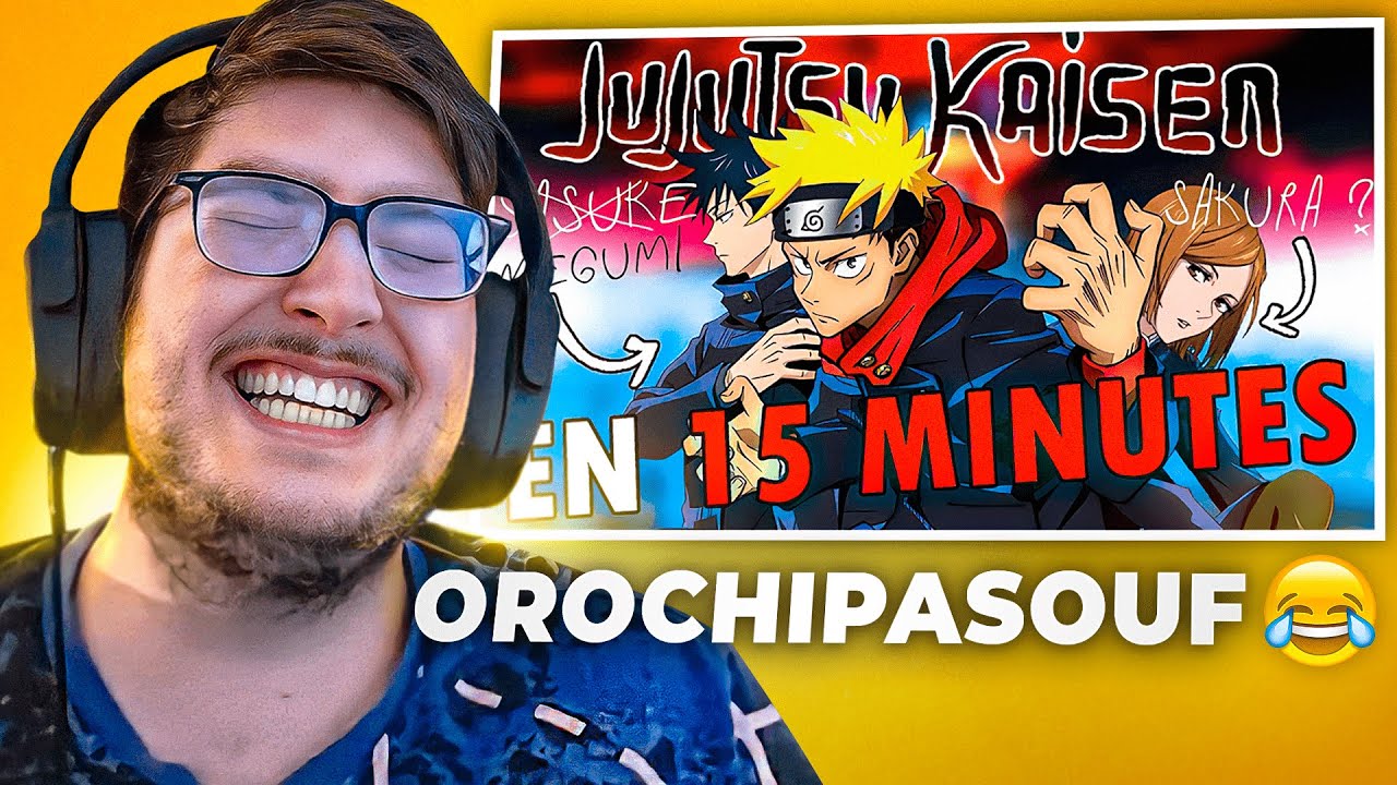 Je RÉAGIS à JUJUTSU KAISEN EN 15 MINUTES de Re: Take ! (c'est une Masterclass)