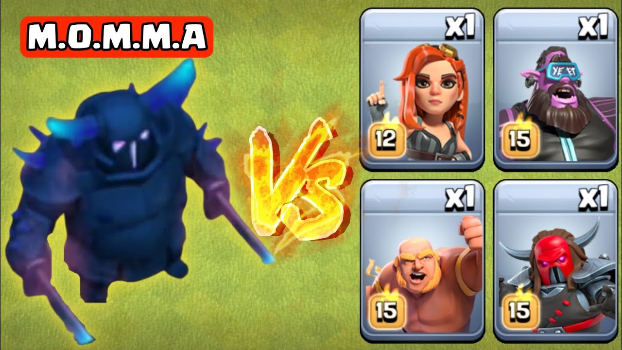 M.O.M.M.A vs All New Temporary Troops K.A.N.E, Giant Giant, YEETer, Disarmer - Clash of Clans