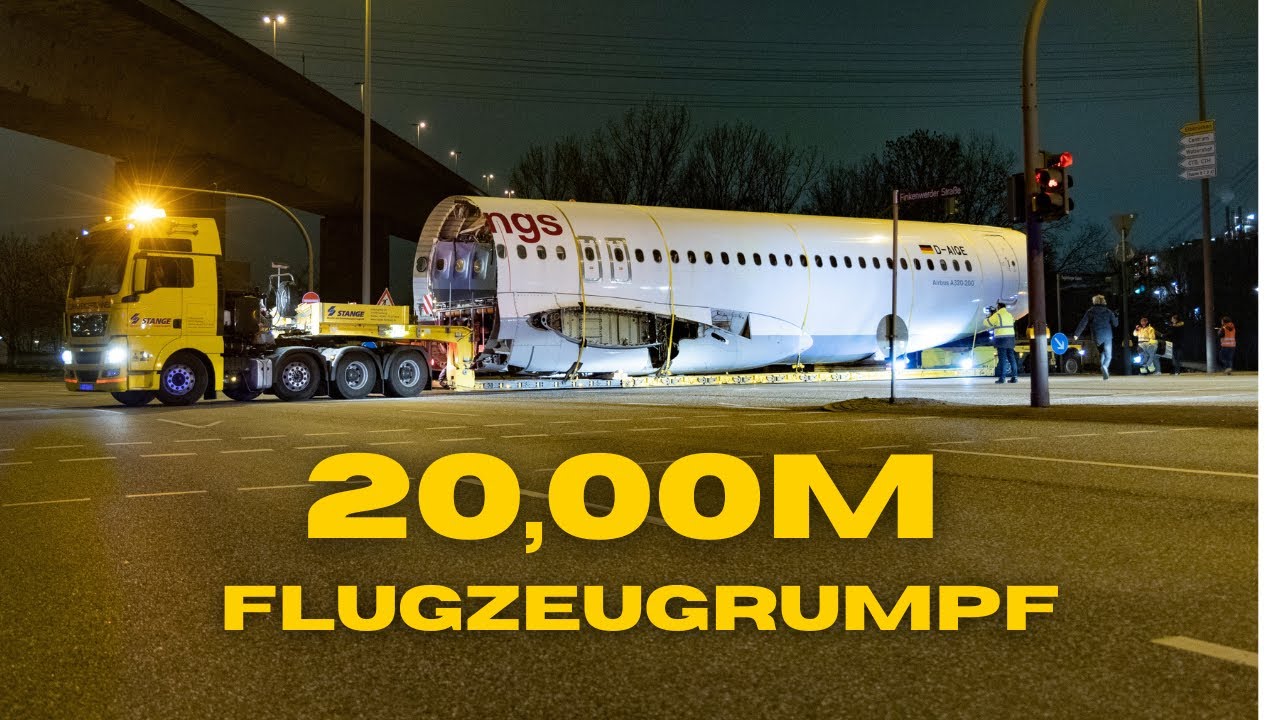 Flugzeugverkehr auf der Straße