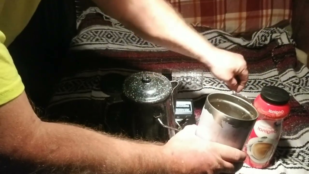 Making truck coffee